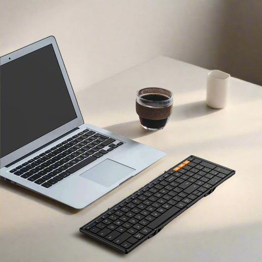 Folding Keyboards With Numeric Keypad Bluetooth Wireless
